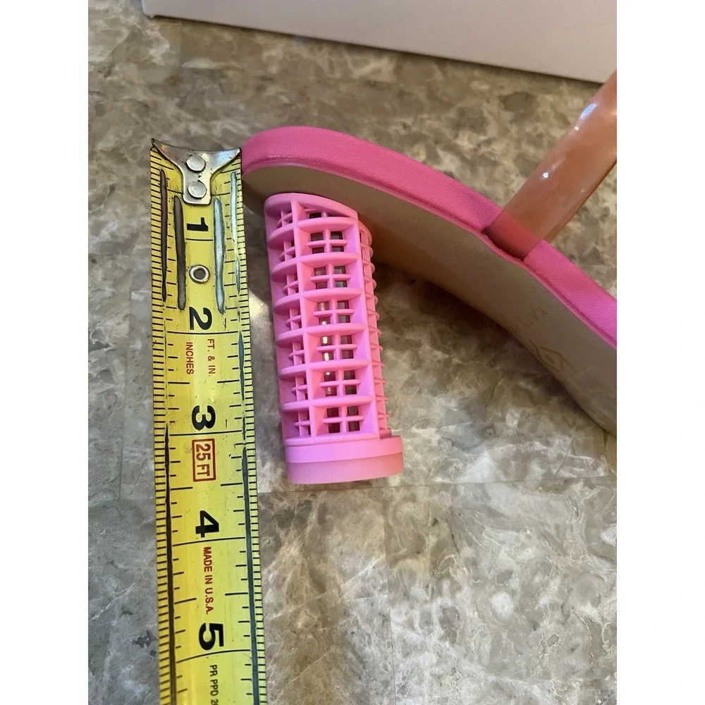 Curler Ssndal Pink Size 5.5 NEW Katy Perry Heel Summer Party Shoe Costume NIB…
